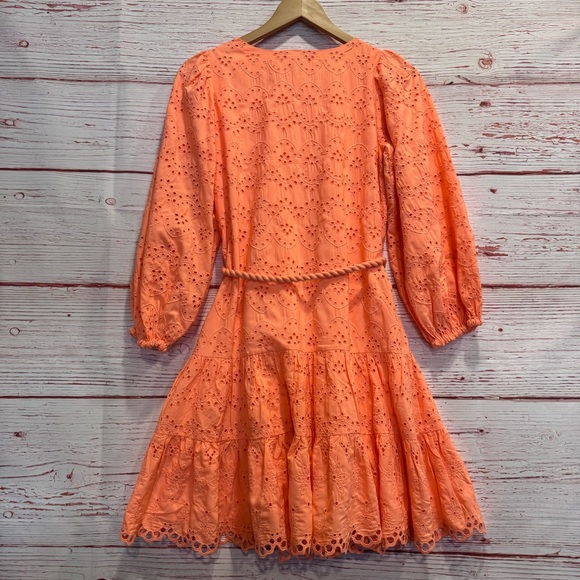 NWT Lilly Pulitzer Keyla Eyelet Swing Dress in Bellini Riviera Eyelet Sz XXS - Picture 11 of 13